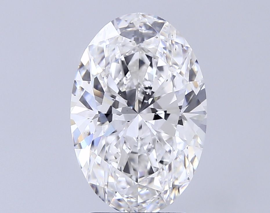 3.52CT Oval Cut Lab Grown Diamond E | SI1 | IGI Certified