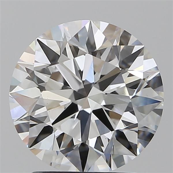 1.86CT Round Cut Lab Grown Diamond D | VS1 | IGI Certified