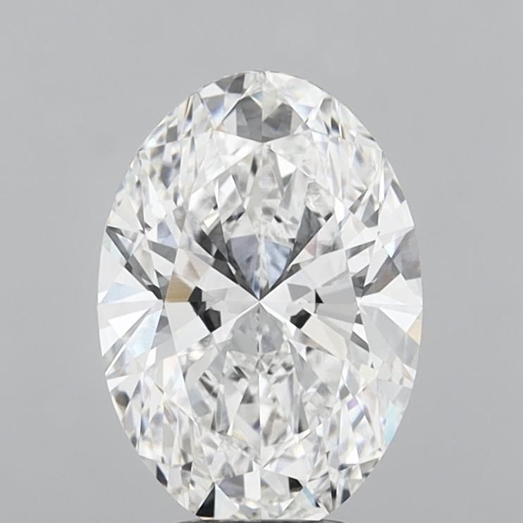 4.58CT Oval Cut Lab Grown Diamond E | VVS2 | IGI Certified