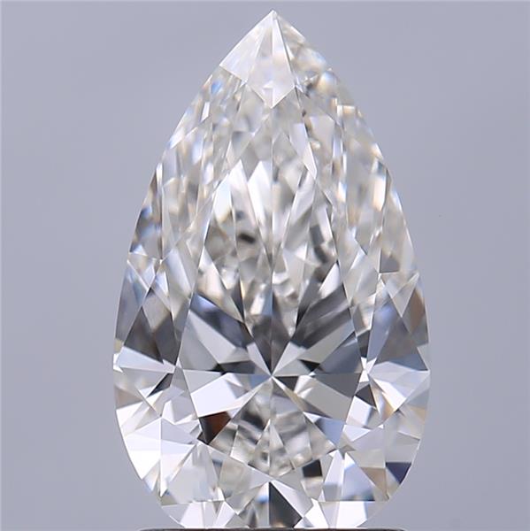 1.55CT Pear Cut Lab Grown Diamond G | VVS1 | IGI Certified