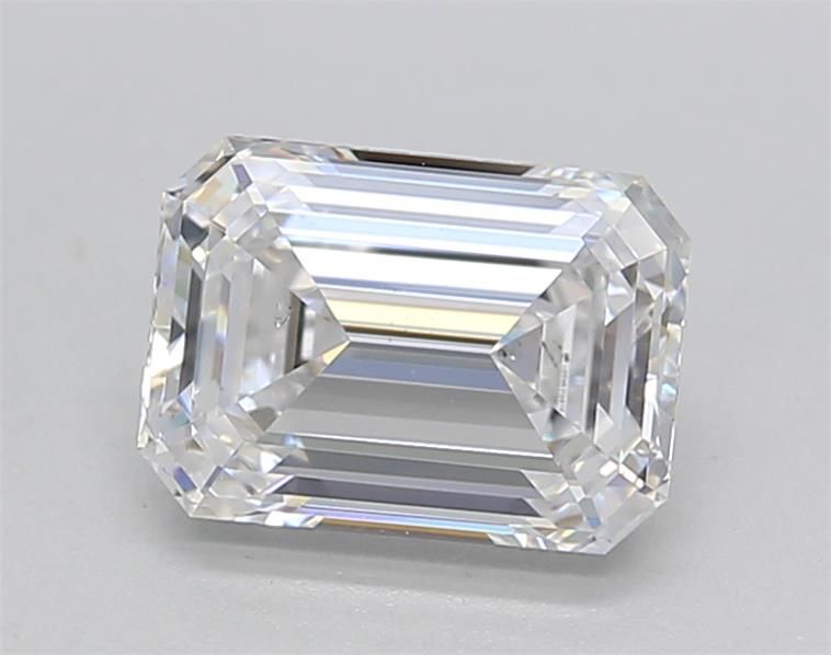 1.51CT Emerald Cut Lab Grown Diamond D | SI1 | IGI Certified