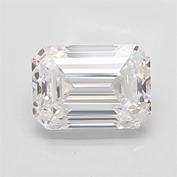 3CT Emerald Cut Lab Grown Diamond D | VVS1 | IGI Certified