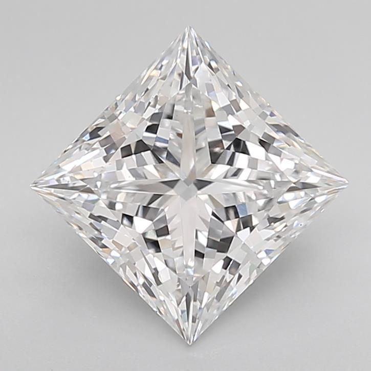 3.06CT Princess Cut Lab Grown Diamond D | VS1 | GIA Certified