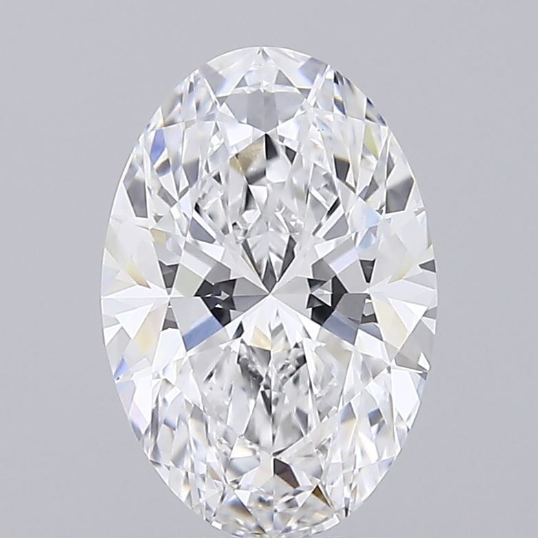 3.22CT Oval Cut Lab Grown Diamond D | VVS2 | IGI Certified