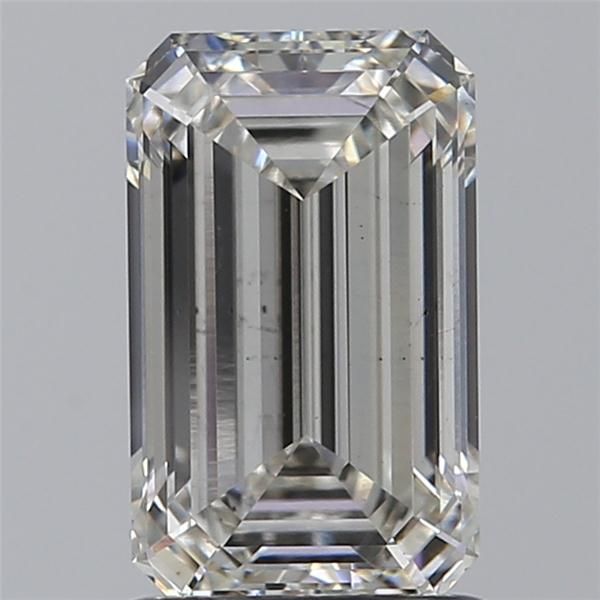 1.55CT Emerald Cut Lab Grown Diamond G | VS1 | IGI Certified
