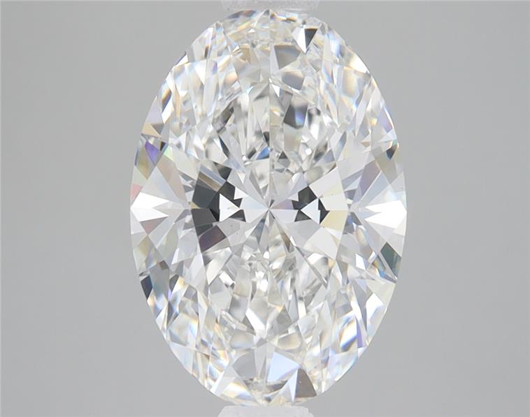 3.02CT Oval Cut Lab Grown Diamond F | VVS2 | IGI Certified