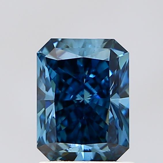 1.5CT Radiant Cut Coloured Lab Grown Diamond BLUE | VS2 | IGI Certified