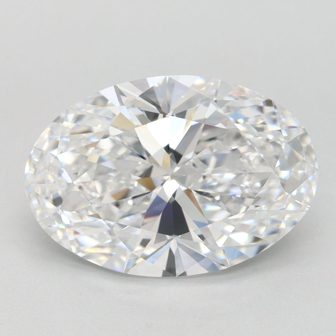 3.21CT Oval Cut Lab Grown Diamond D | FL | IGI Certified