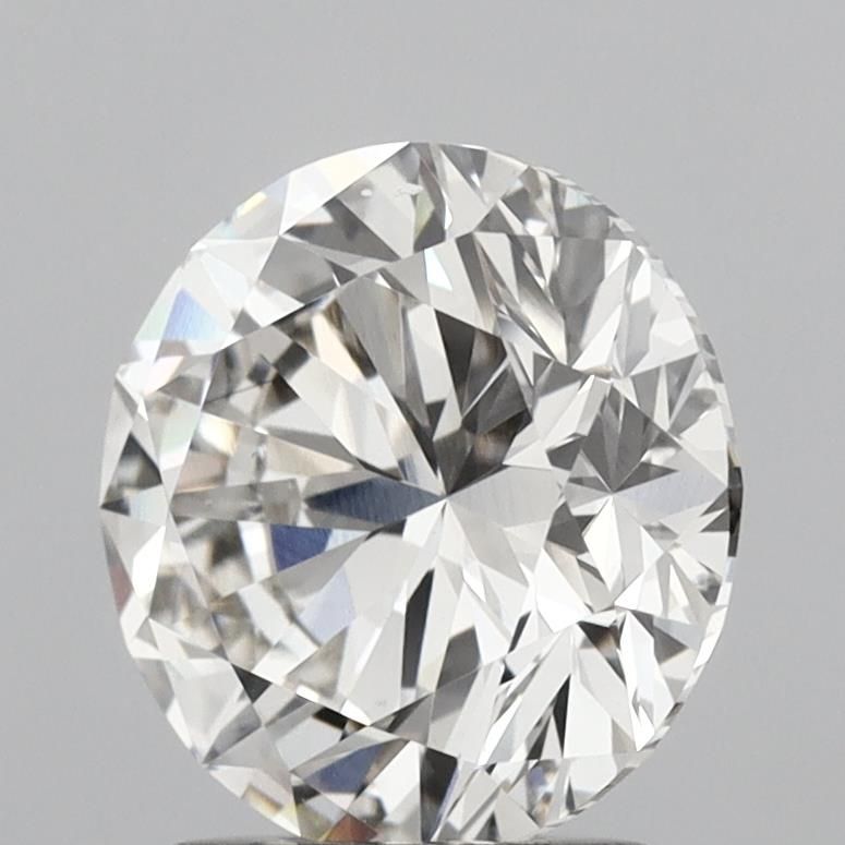2.01CT Round Cut Lab Grown Diamond H | VVS2