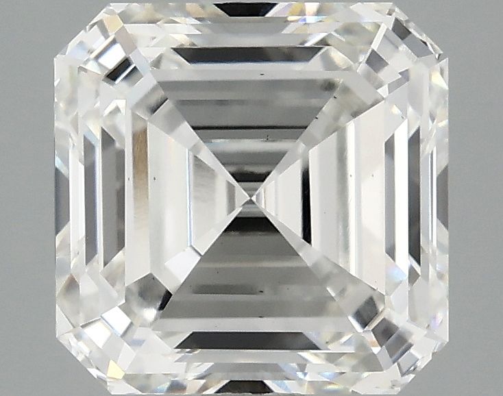 2.59CT Asscher Cut Lab Grown Diamond F | VS2 | IGI Certified