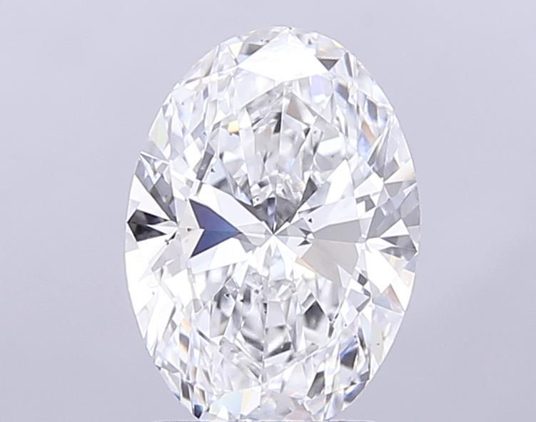 2.33CT Oval Cut Lab Grown Diamond D | SI1 | IGI Certified