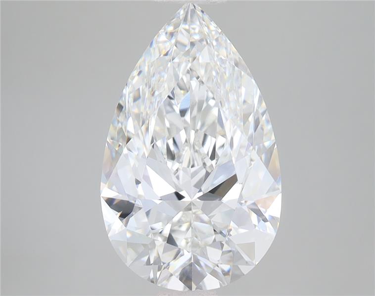 4.1CT Pear Cut Lab Grown Diamond F | VVS2 | IGI Certified