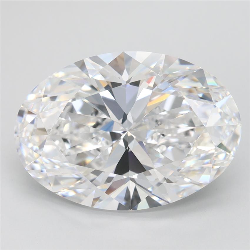 4.06CT Oval Cut Lab Grown Diamond F | VS1 | IGI Certified