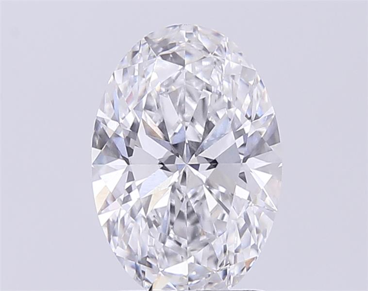 4.03CT Oval Cut Lab Grown Diamond F | VVS2 | IGI Certified