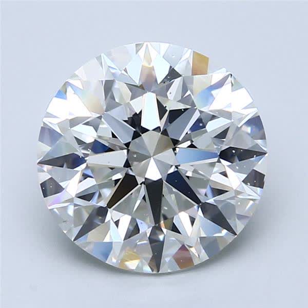 4.11CT Round Cut Natural Diamond F | SI1 | GIA Certified