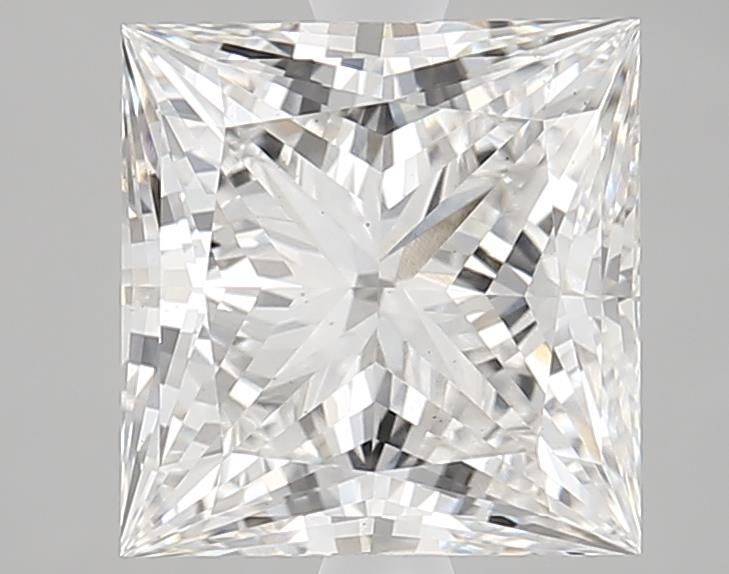 3.74CT Princess Cut Lab Grown Diamond G | VS2 | IGI Certified