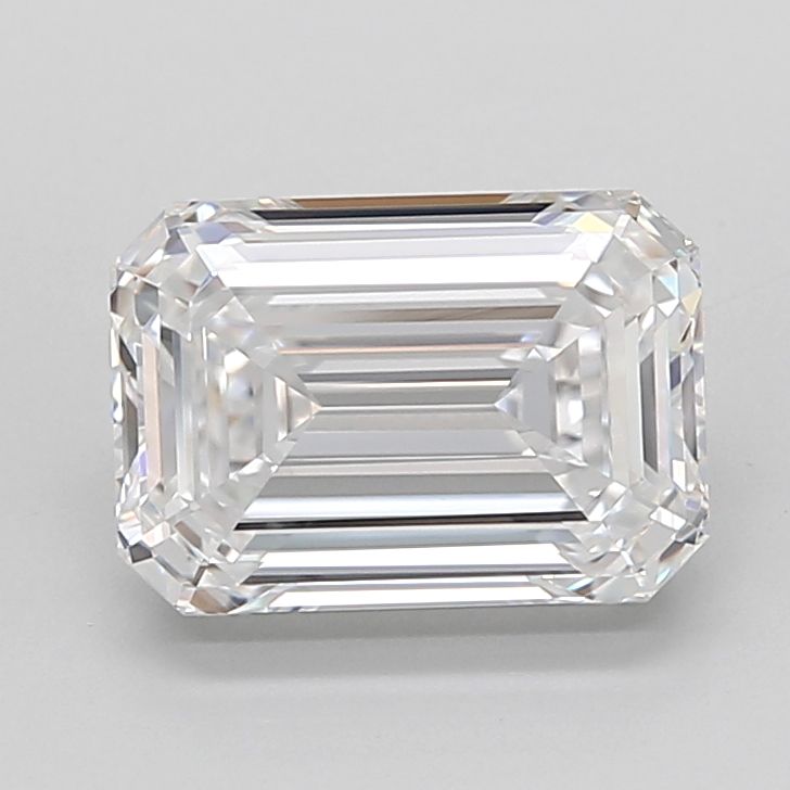 3.5CT Emerald Cut Lab Grown Diamond D | FL | IGI Certified