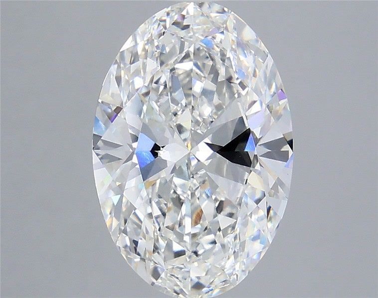 4.1CT Oval Cut Lab Grown Diamond F | VVS2 | IGI Certified