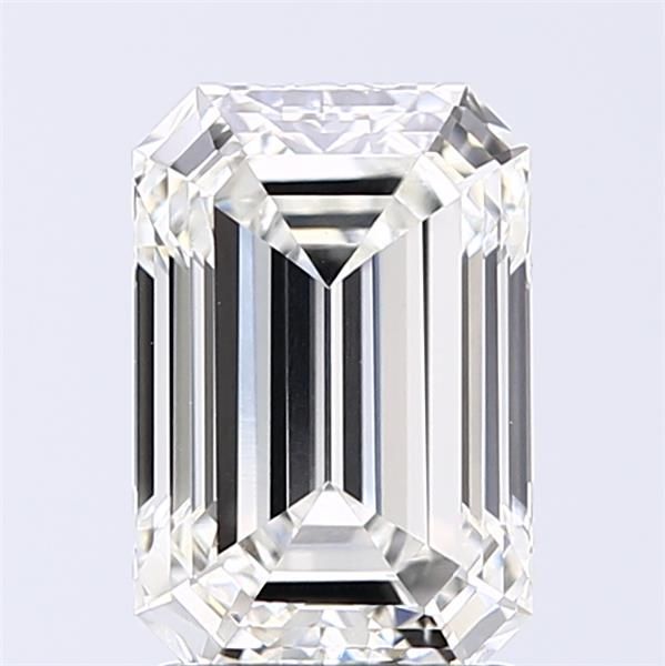 2.01 ct H Color VVS2 Clarity Emerald Shape Lab Grown Diamond