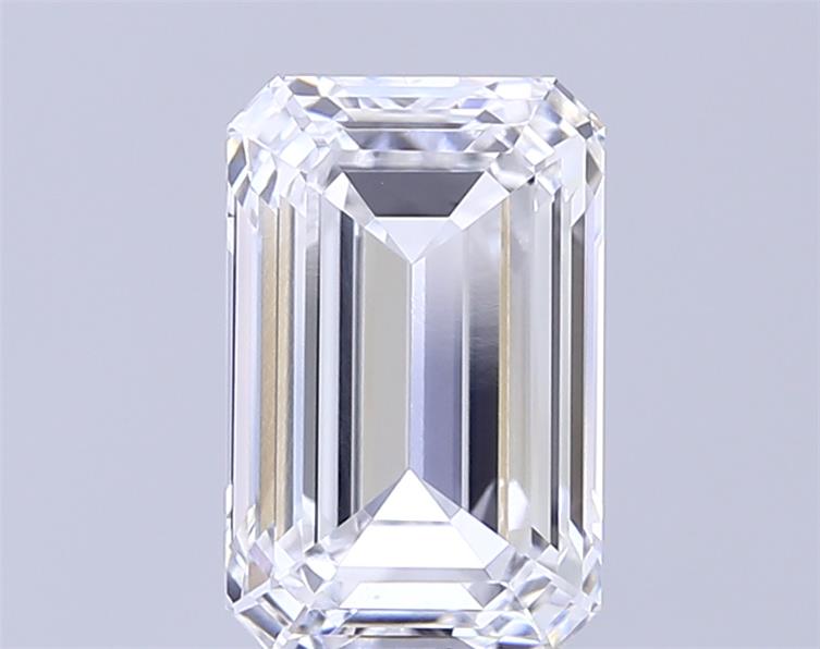 3.31CT Emerald Cut Lab Grown Diamond D | VVS1 | IGI Certified