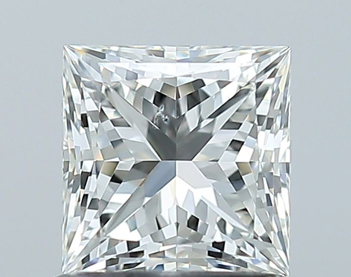1.02CT Princess Cut Natural Diamond H | SI1 | GIA Certified