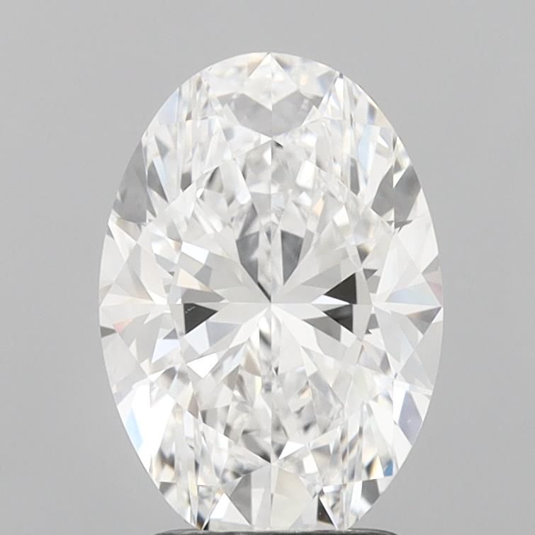 2.56CT Oval Cut Lab Grown Diamond E | VVS1 | IGI Certified