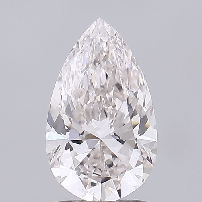 1.51CT Pear Cut Lab Grown Diamond H | VVS2 | IGI Certified