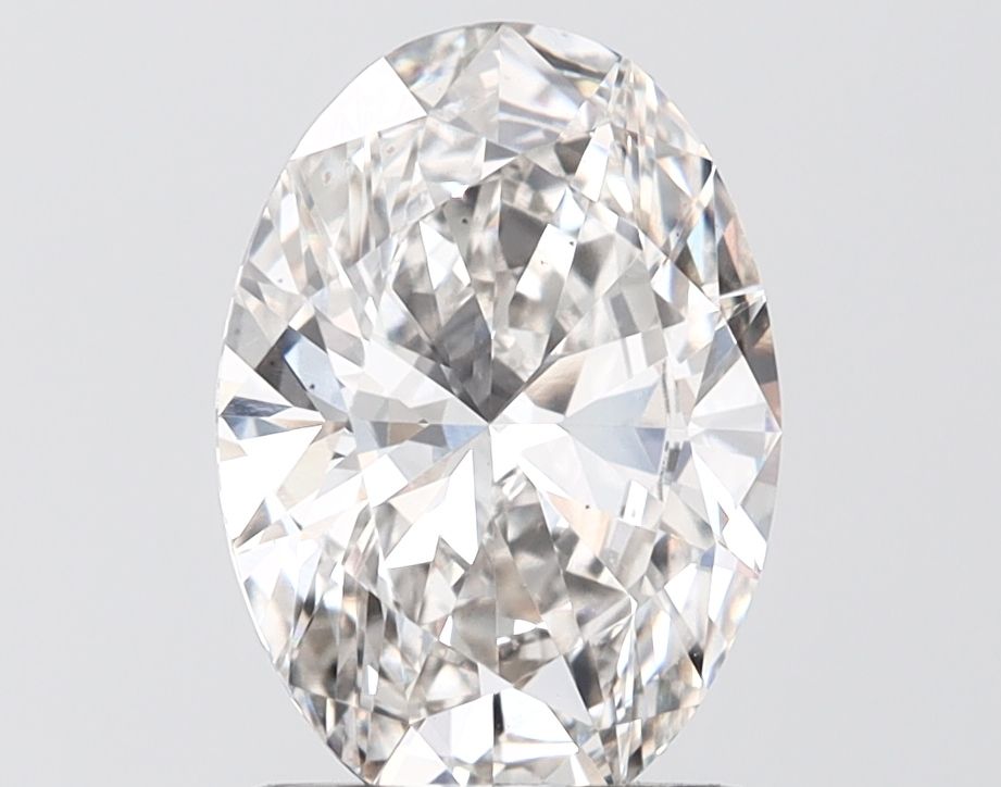 2.42CT Oval Cut Lab Grown Diamond H | VS2 | IGI Certified