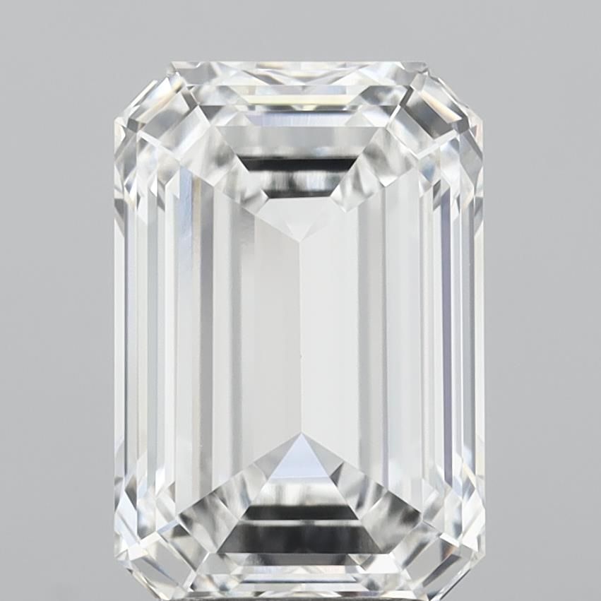 3.09CT Emerald Cut Lab Grown Diamond E | IF | IGI Certified