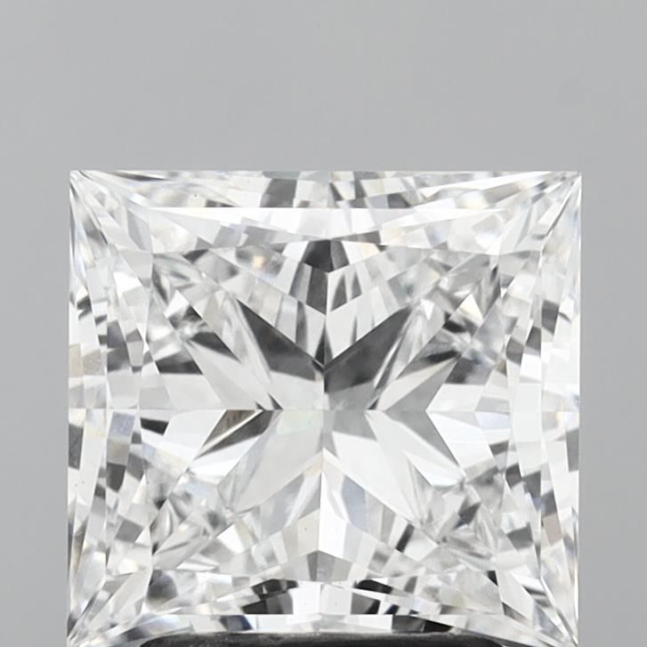 2.51CT Princess Cut Lab Grown Diamond D | VVS2 | IGI Certified