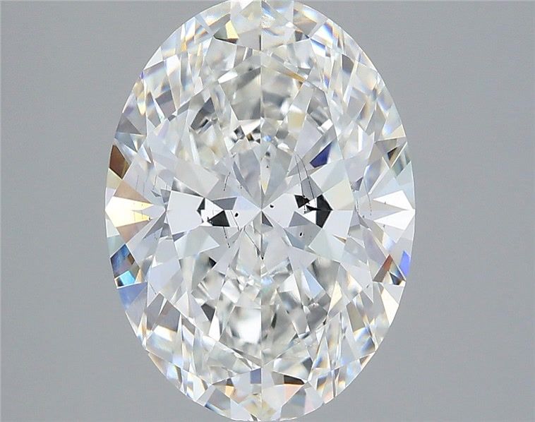 4.05CT Oval Cut Lab Grown Diamond F | SI1 | IGI Certified