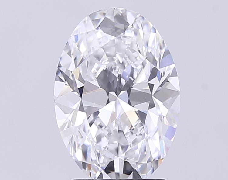 2.73CT Oval Cut Lab Grown Diamond D | VS1