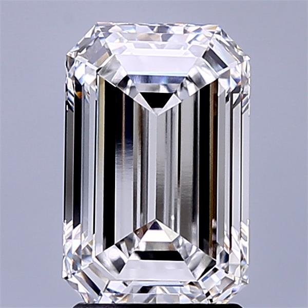 2.62CT Emerald Cut Lab Grown Diamond D | IF | IGI Certified