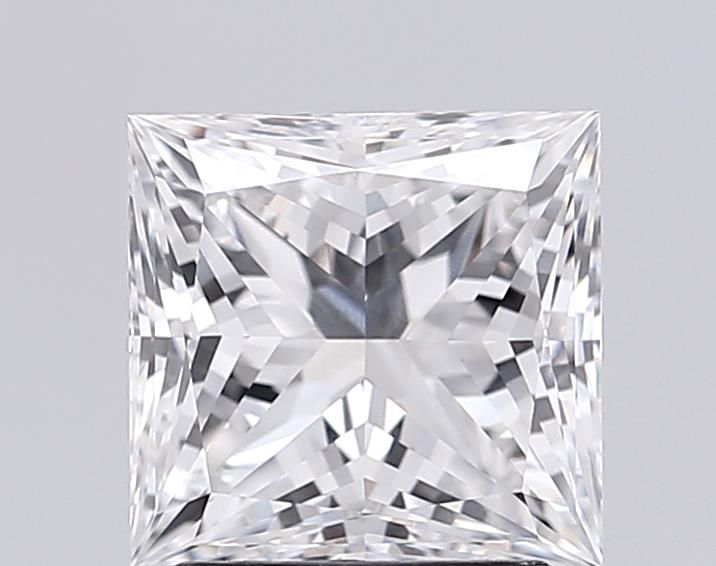 2.1CT Princess Cut Lab Grown Diamond D | VVS1