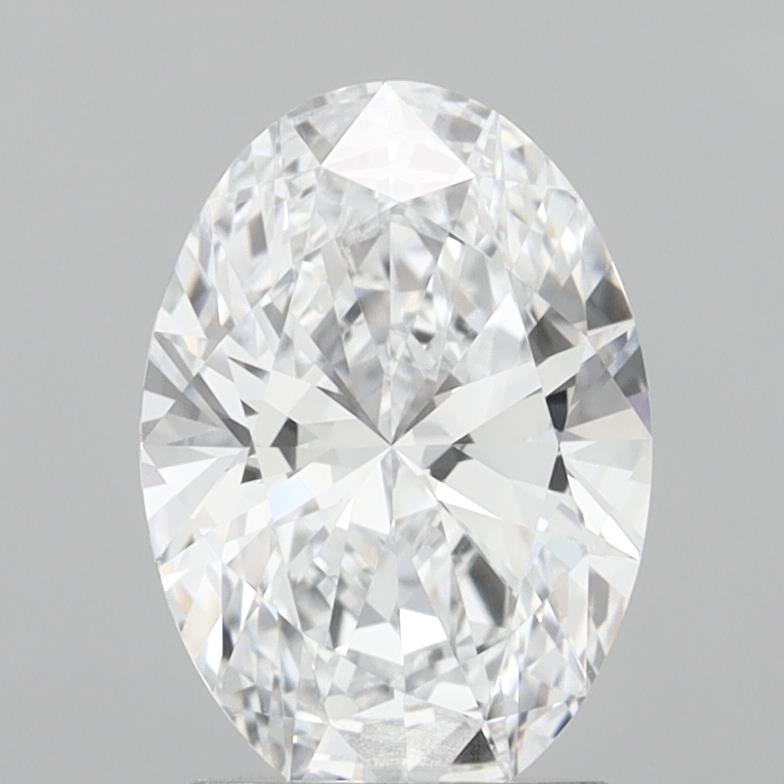 2.06CT Oval Cut Lab Grown Diamond D | FL | IGI Certified