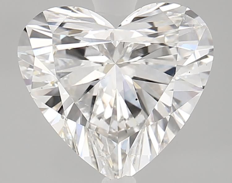 2.51CT Heart Cut Lab Grown Diamond F | SI1