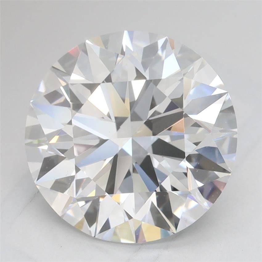 3.04CT Round Cut Lab Grown Diamond D | IF | IGI Certified
