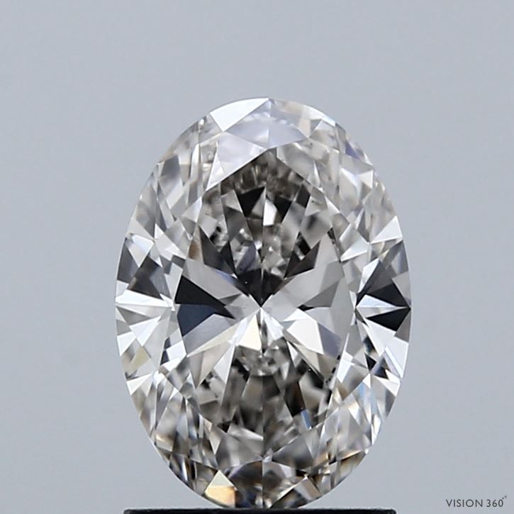 1.5CT Oval Cut Lab Grown Diamond G | VVS2 | IGI Certified