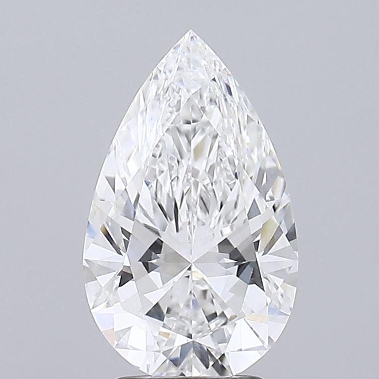3.08CT Pear Cut Lab Grown Diamond E | VVS1 | IGI Certified
