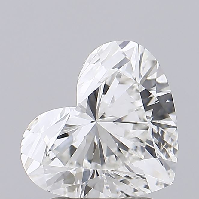 2.03 ct G Color VVS2 Clarity Heart Shape Lab Grown Diamond