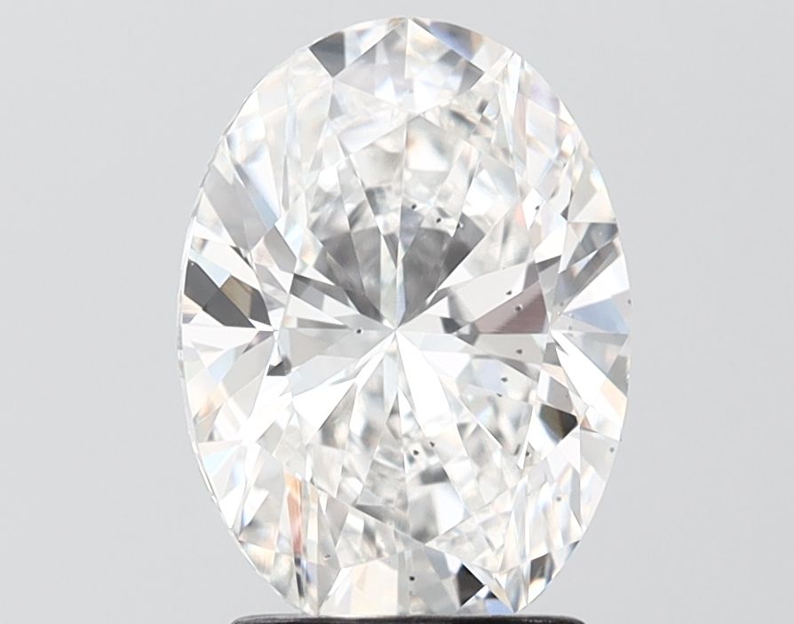 2.5CT Oval Cut Lab Grown Diamond F | SI1 | IGI Certified