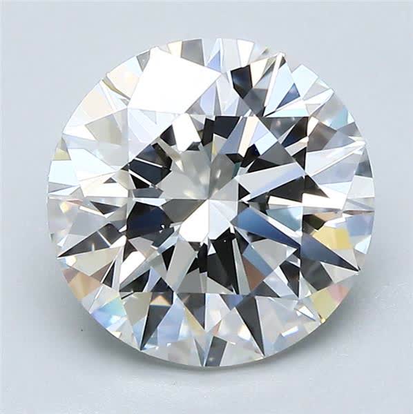 3.07CT Round Cut Natural Diamond F | IF | GIA Certified
