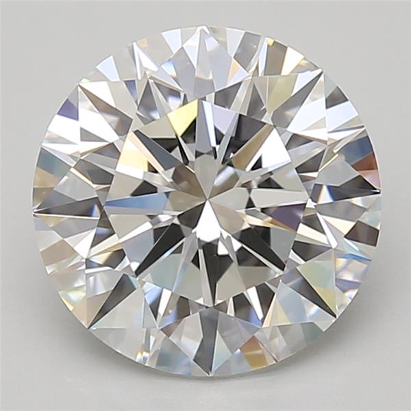 4CT Round Cut Lab Grown Diamond D | VVS2 | IGI Certified