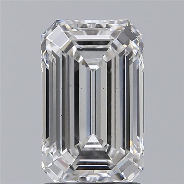 1.8CT Emerald Cut Lab Grown Diamond E | VS2 | IGI Certified