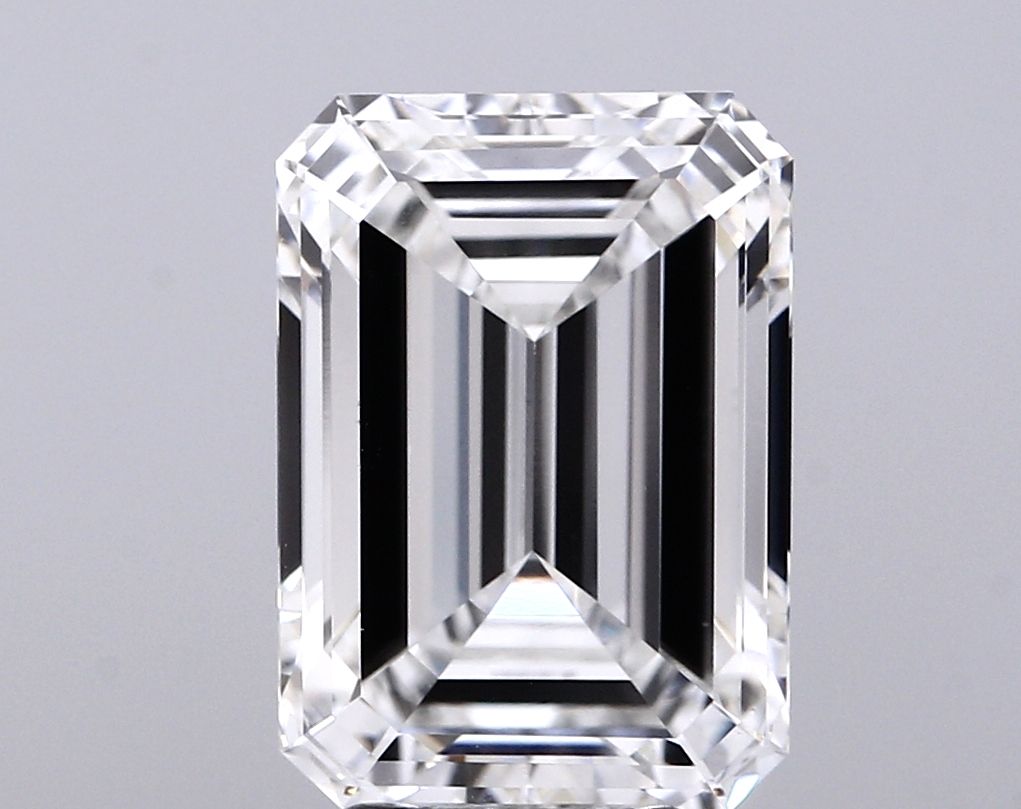 5.01CT Emerald Cut Lab Grown Diamond F | VVS2 | IGI Certified