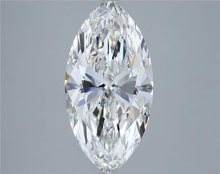 4.26CT Marquise Cut Lab Grown Diamond F | VVS2 | IGI Certified