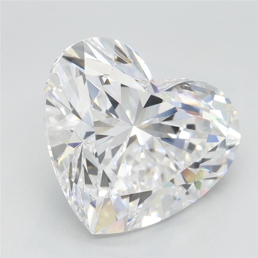 5.27CT Heart Cut Lab Grown Diamond D | IF | GIA Certified