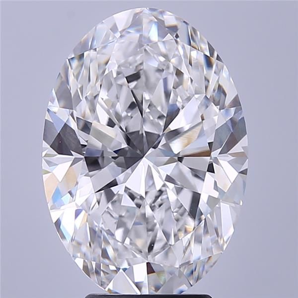 5.23CT Oval Cut Lab Grown Diamond D | VVS1 | IGI Certified