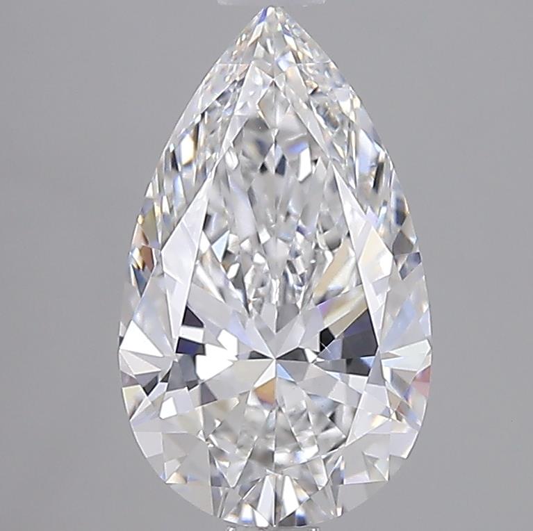2CT Pear Cut Lab Grown Diamond E | VS2 | IGI Certified