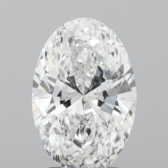2.01CT Oval Cut Lab Grown Diamond E | SI1 | IGI Certified
